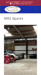 Mobile Screenshot of mr2spares.com